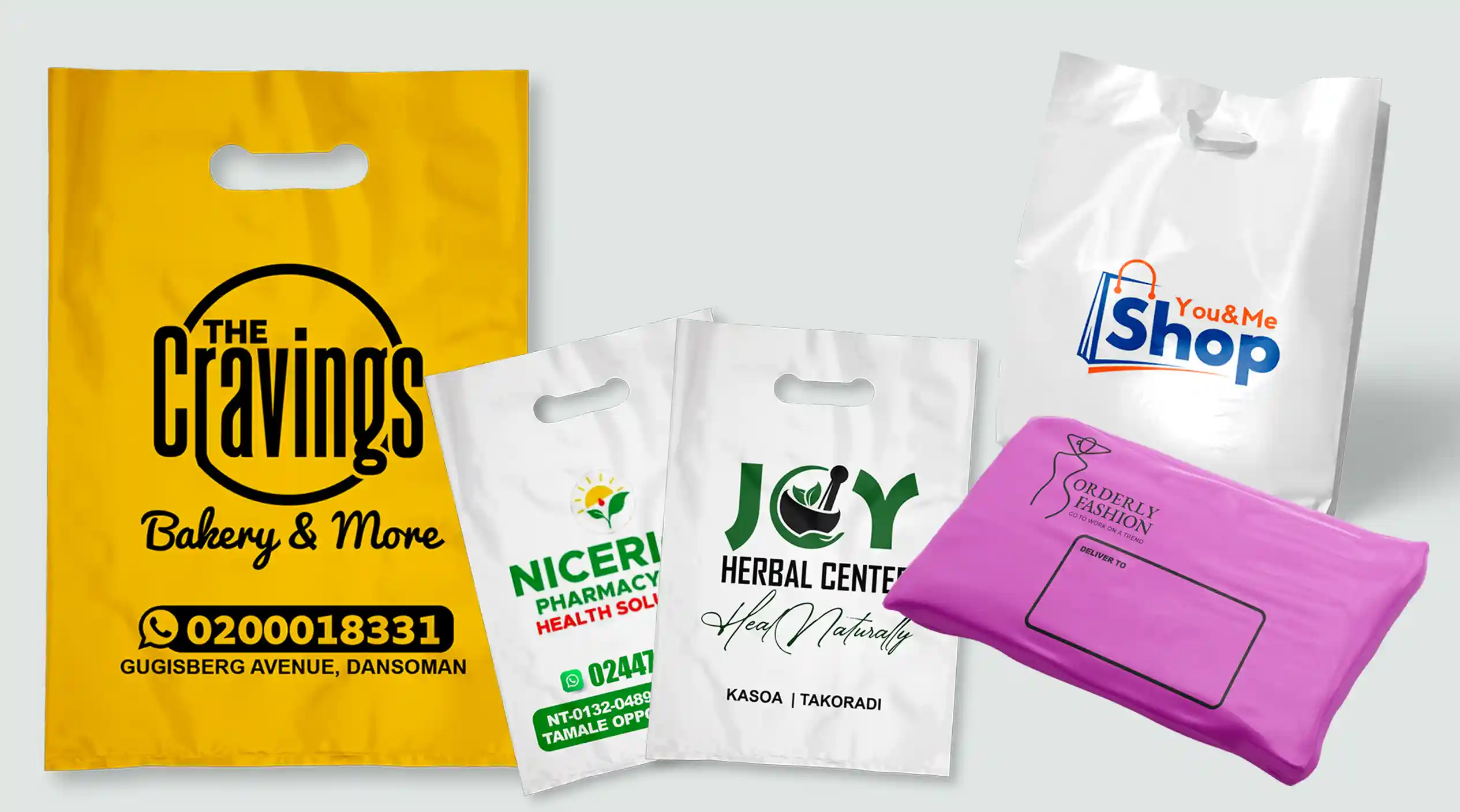 Branded Polybags, Mailers and Plastic Drawstring for every purpose
